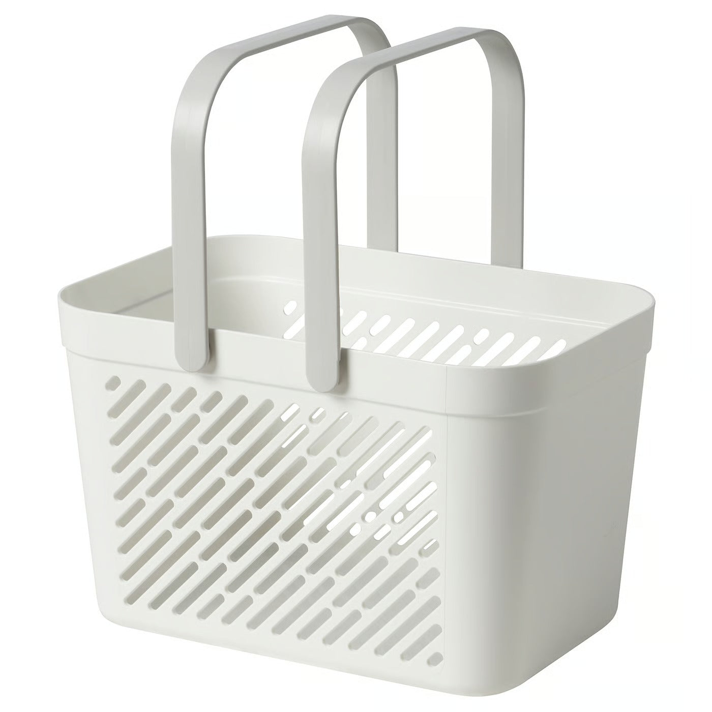 IKEA RÅNEN Bathroom Storage Basket with Foldable Handles