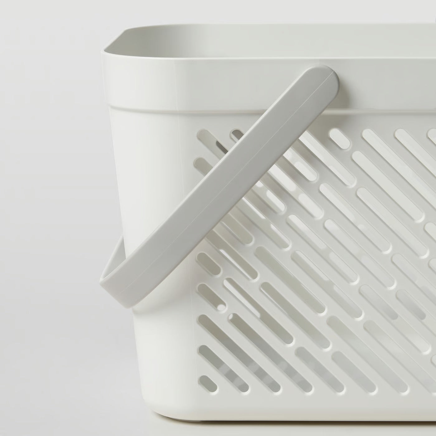 IKEA RÅNEN Bathroom Storage Basket with Foldable Handles