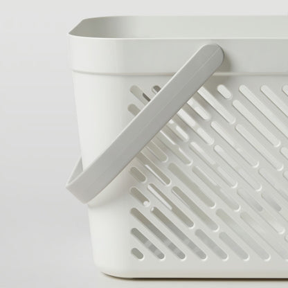 IKEA RÅNEN Bathroom Storage Basket with Foldable Handles