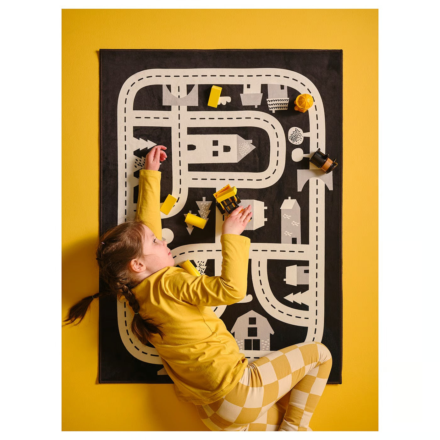 IKEA MARKKRYPARE Rug, dark gray, 74x100 cm (2 ' 5 "x3 ' 3 ")
