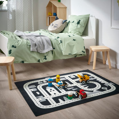 IKEA MARKKRYPARE Rug, dark gray, 74x100 cm (2 ' 5 "x3 ' 3 ")