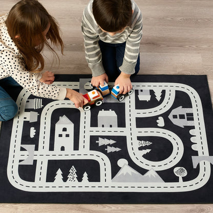 IKEA MARKKRYPARE Rug, dark gray, 74x100 cm (2 ' 5 "x3 ' 3 ")