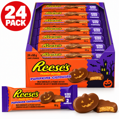 Reese's Peanut Butter Pumpkins Halloween Candy, 24 × 68 g