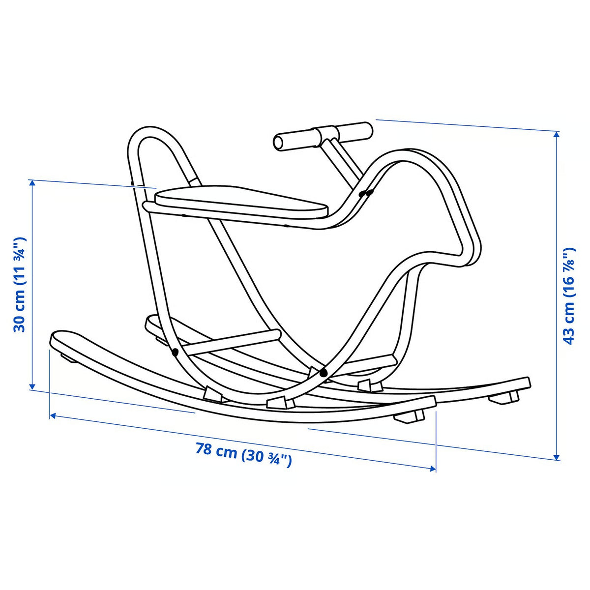 IKEA GREJSIMOJS Rocking-bird