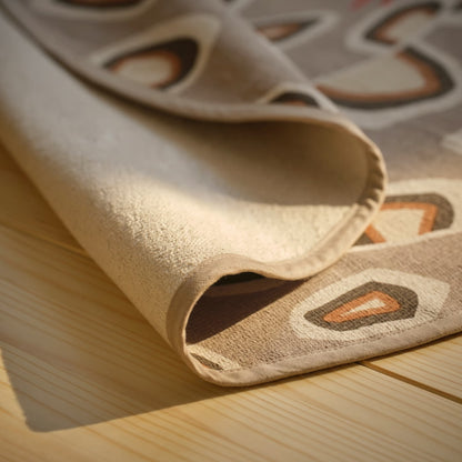 IKEA SANDLÖPARE Rug, flatwoven, light brown/snake pattern, 100 cm (3 ' 3 ")