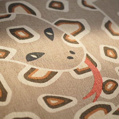 IKEA SANDLÖPARE Rug, flatwoven, light brown/snake pattern, 100 cm (3 ' 3 ")