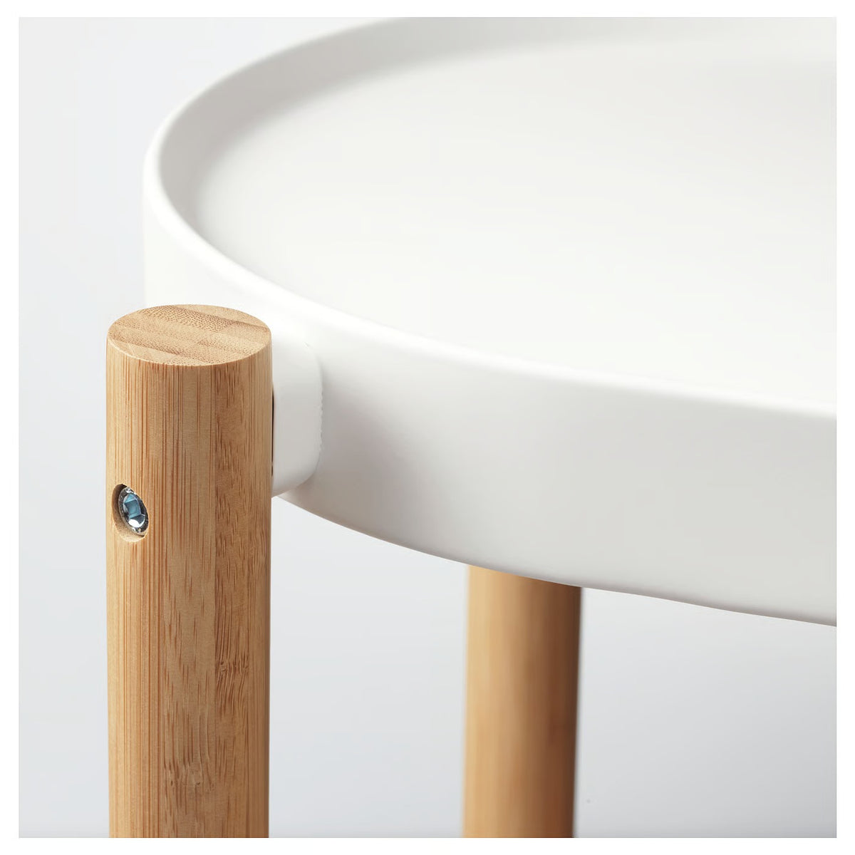 IKEA SATSUMAS Plant stand, bamboo/white, 70 cm (27 ½ ")