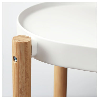 IKEA SATSUMAS Plant stand, bamboo/white, 70 cm (27 ½ ")