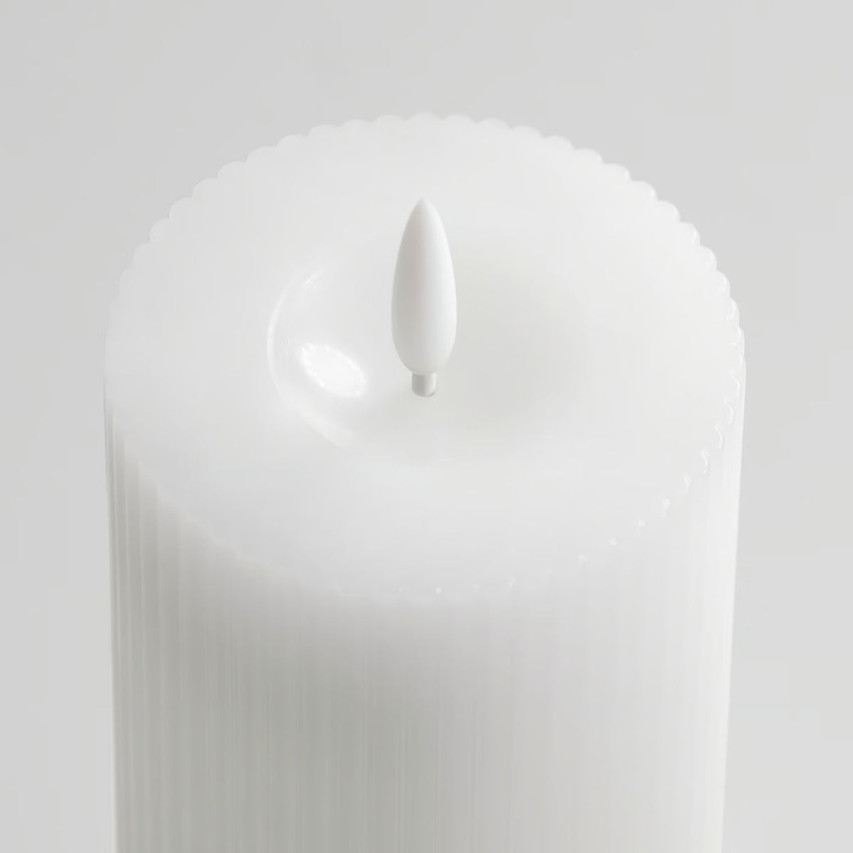 IKEA SILVERMÅS LED pillar candle, set of 3, battery operated white