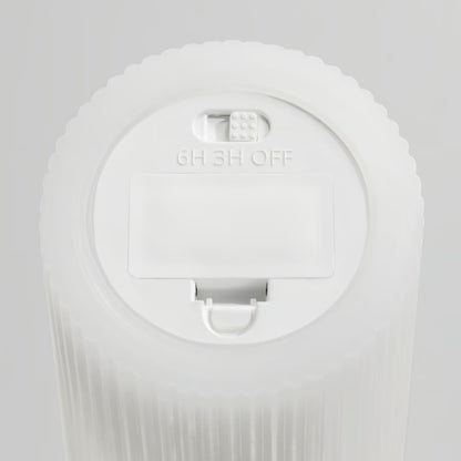 IKEA SILVERMÅS LED pillar candle, set of 3, battery operated white