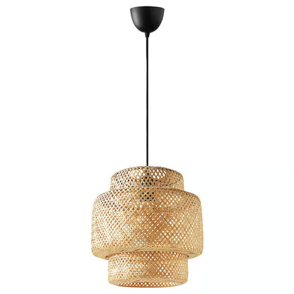 IKEA SINNERLIG Pendant lamp, bamboo/handmade, 27 cm (11 ")