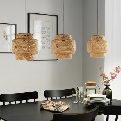 IKEA SINNERLIG Pendant lamp, bamboo/handmade, 27 cm (11 ")