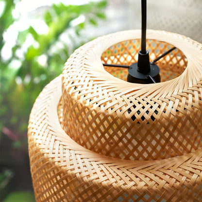 IKEA SINNERLIG Pendant lamp, bamboo/handmade, 27 cm (11 ")