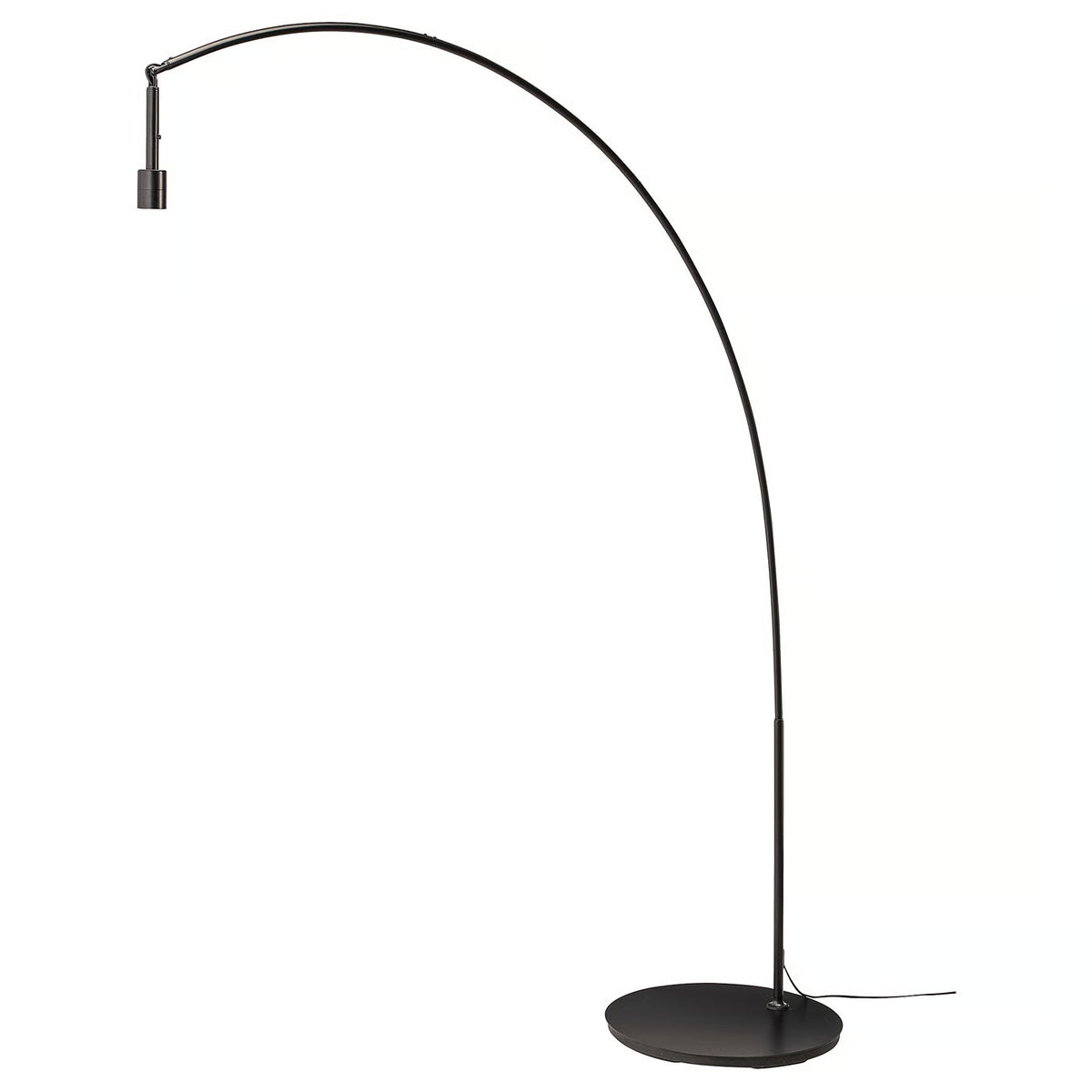 IKEA SKAFTET Floor lamp base, arched, black