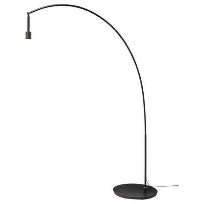 IKEA SKAFTET Floor lamp base, arched, black