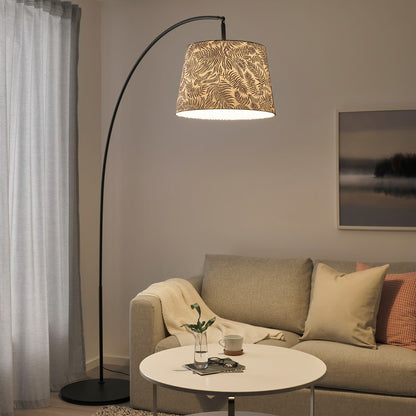 IKEA SKAFTET Floor lamp base, arched, black
