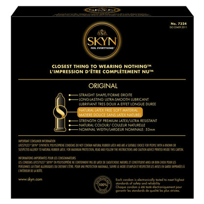 SKYN Original Latex-Free Lubricated Condoms, 2 x 24 Condoms