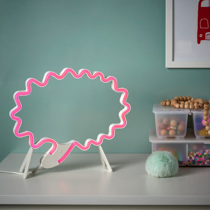 IKEA SNÖDJUP LED decorative light, speech bubble white/multicolor