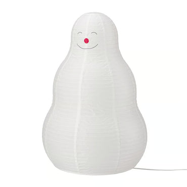 IKEA STRÅLA Snowman Floor Lamp with Rice Paper Shade, Christmas Holiday Decorative Lighting, 81 cm (32 in)