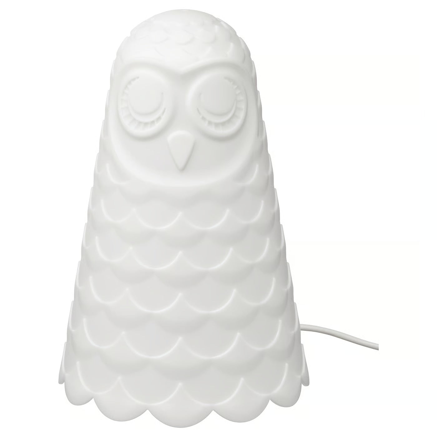 IKEA SOLBO Table lamp, white/owl, 23 cm (9 ")