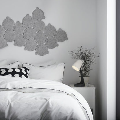IKEA SVALLET Work lamp, Dark Gray - White