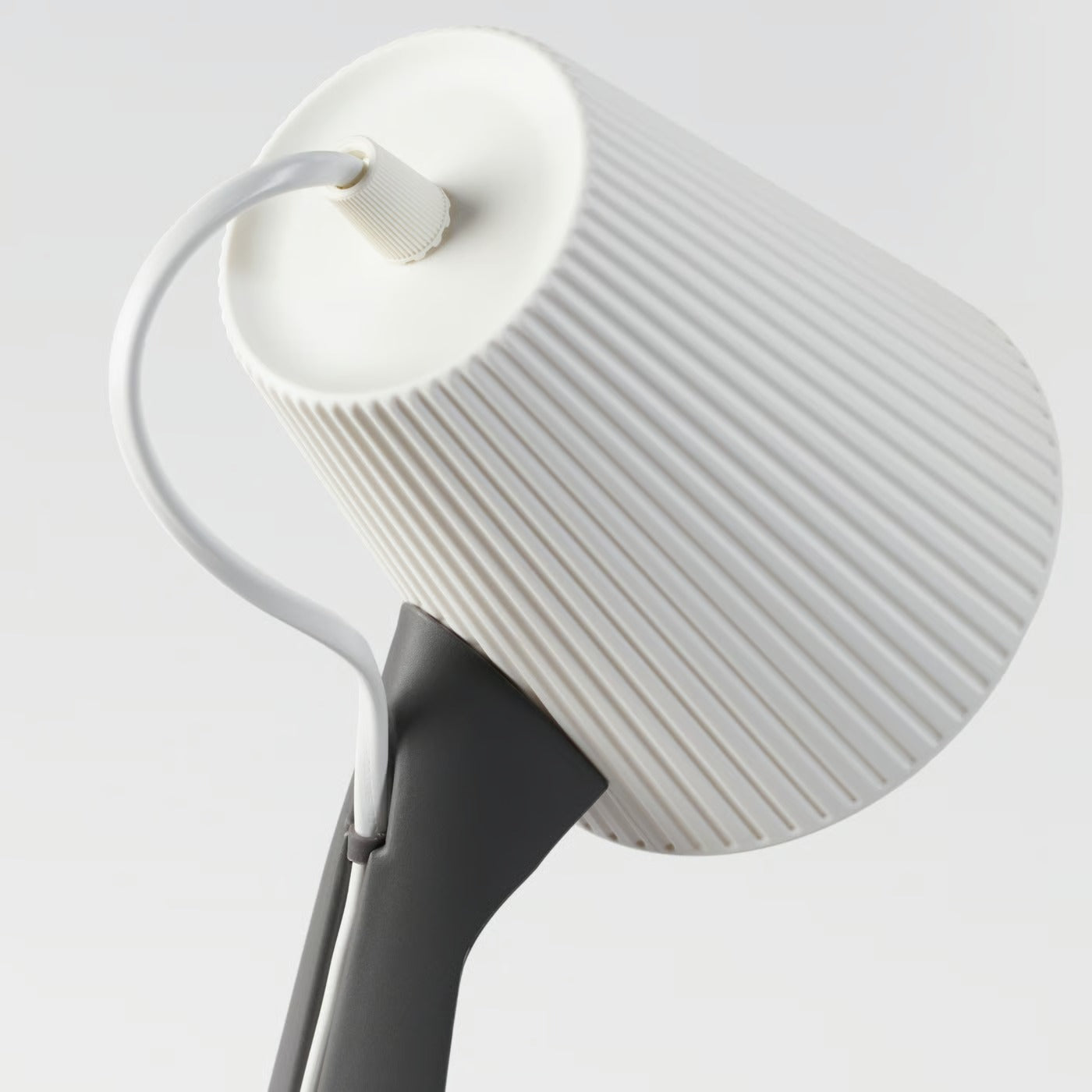 IKEA SVALLET Work lamp, Dark Gray - White