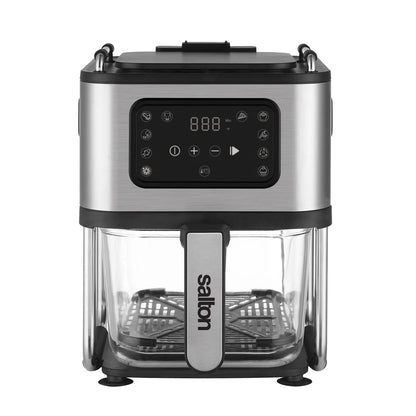 Salton Flip and Cook 3-in-1 Air Fryer, Grill and Dehydrator