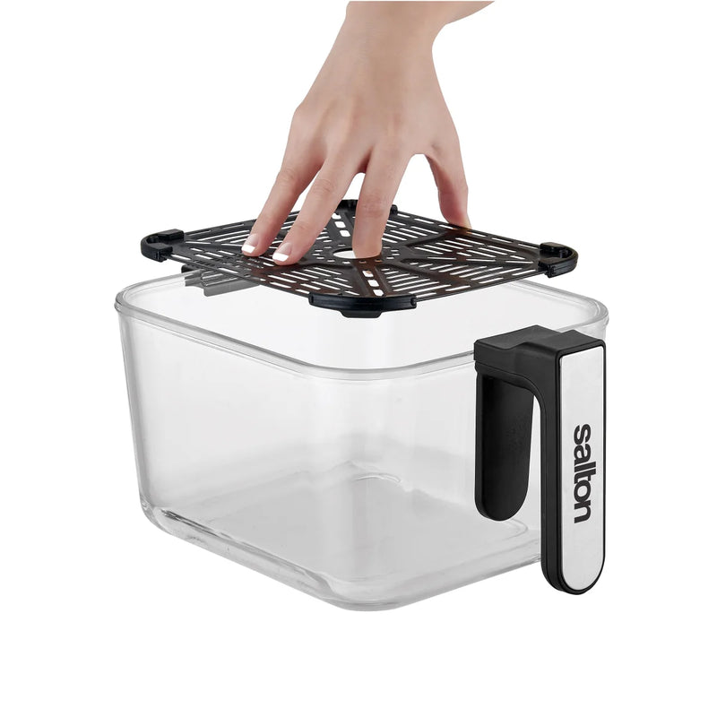 Salton Flip and Cook 3-in-1 Air Fryer, Grill and Dehydrator