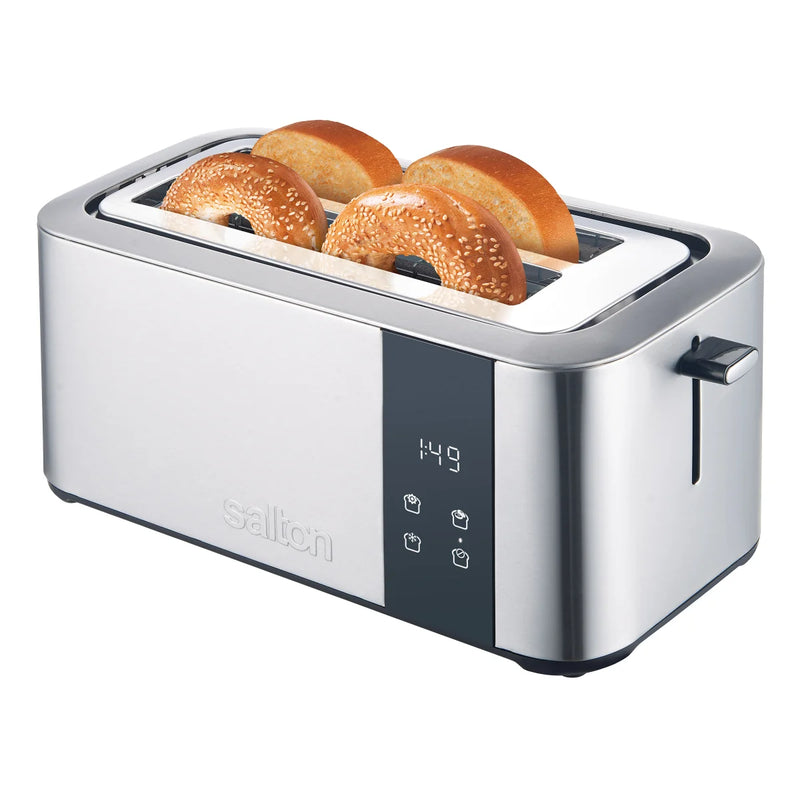 Salton 4-Slice Digital Steel Toaster