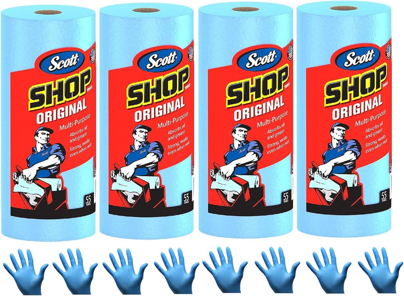 Scott Original Shop Towels, 4 rolls | 220 Sheets