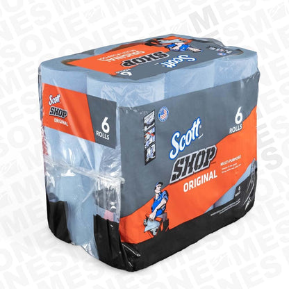 Scotts Kimberly Clark 75146 Blue Shop Towels On A Roll 6 Pack