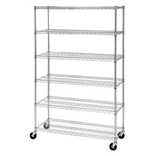 Seville 6-Tier Steel Shelving Rack