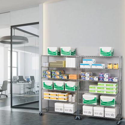 Seville 6-Tier Steel Shelving Rack