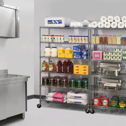 Seville 6-Tier Steel Shelving Rack