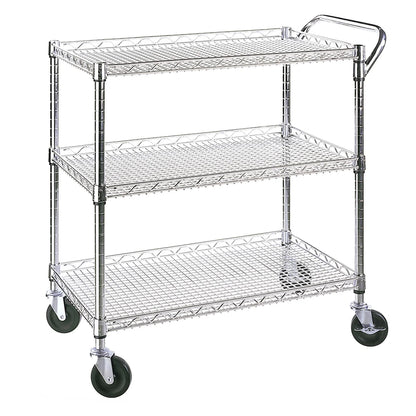 Seville Classics 3-Shelf Utility Cart