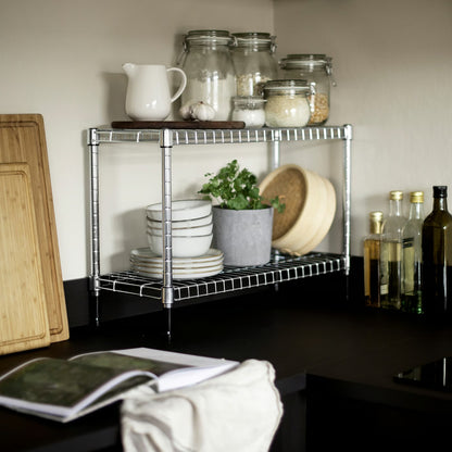 IKEA OMAR Shelf unit, galvanized, 60x25x40 cm (23 5/8x9 7/8x15 3/4 ")