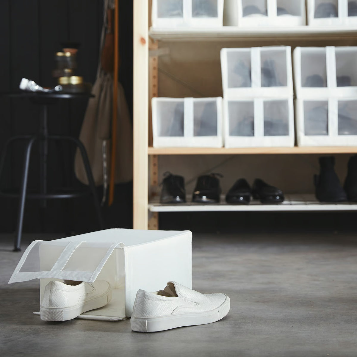 IKEA SKUBB Shoe box, white, 22x34x16 cm (8 ¾x13 ½x6 ¼ ")
