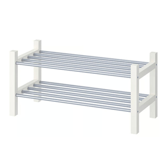IKEA TJUSIG Shoe rack, white, 79x32x37 cm (31 1/8x12 5/8x14 5/8 ")