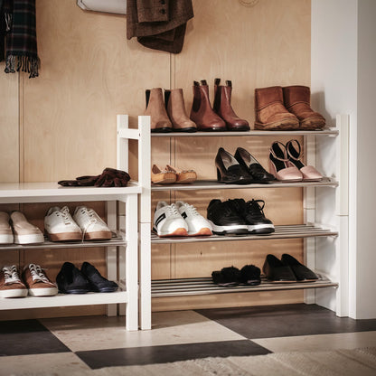 IKEA TJUSIG Shoe rack, white, 79x32x37 cm (31 1/8x12 5/8x14 5/8 ")