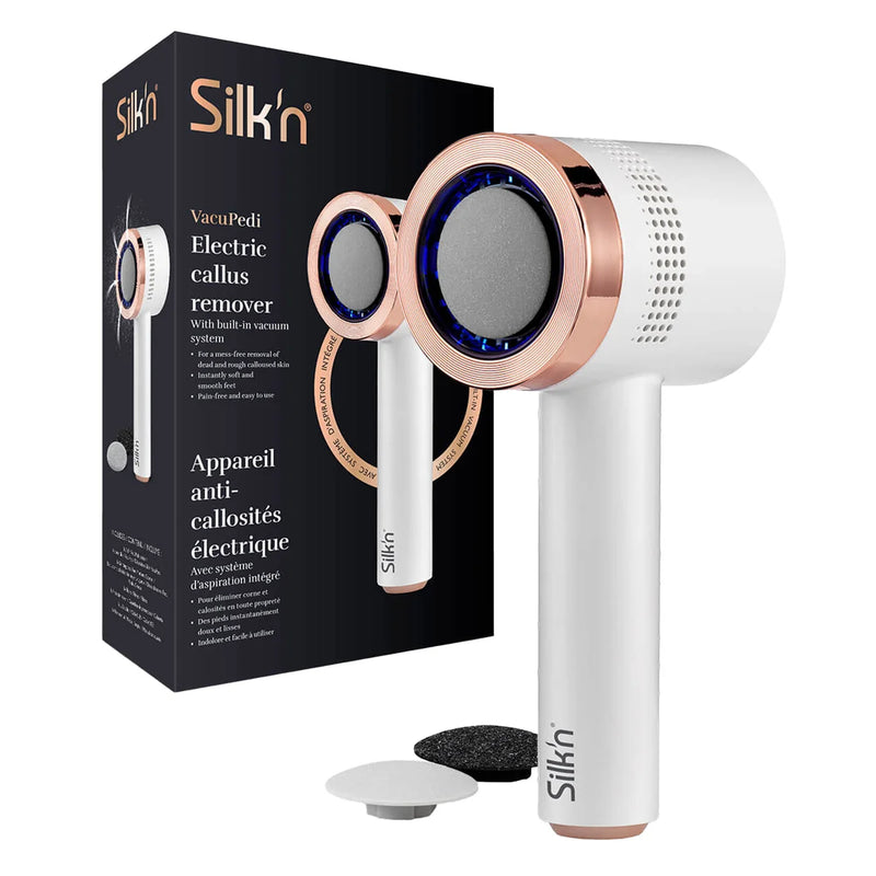 Éliminateur électrique de callosités Silk'n VacuPedi avec aspirateur