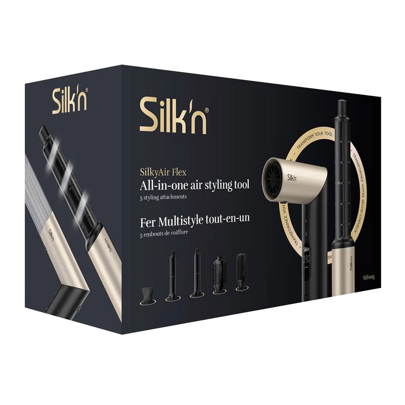 Sèche-cheveux et lisseur tout-en-un SilkyAir Flex