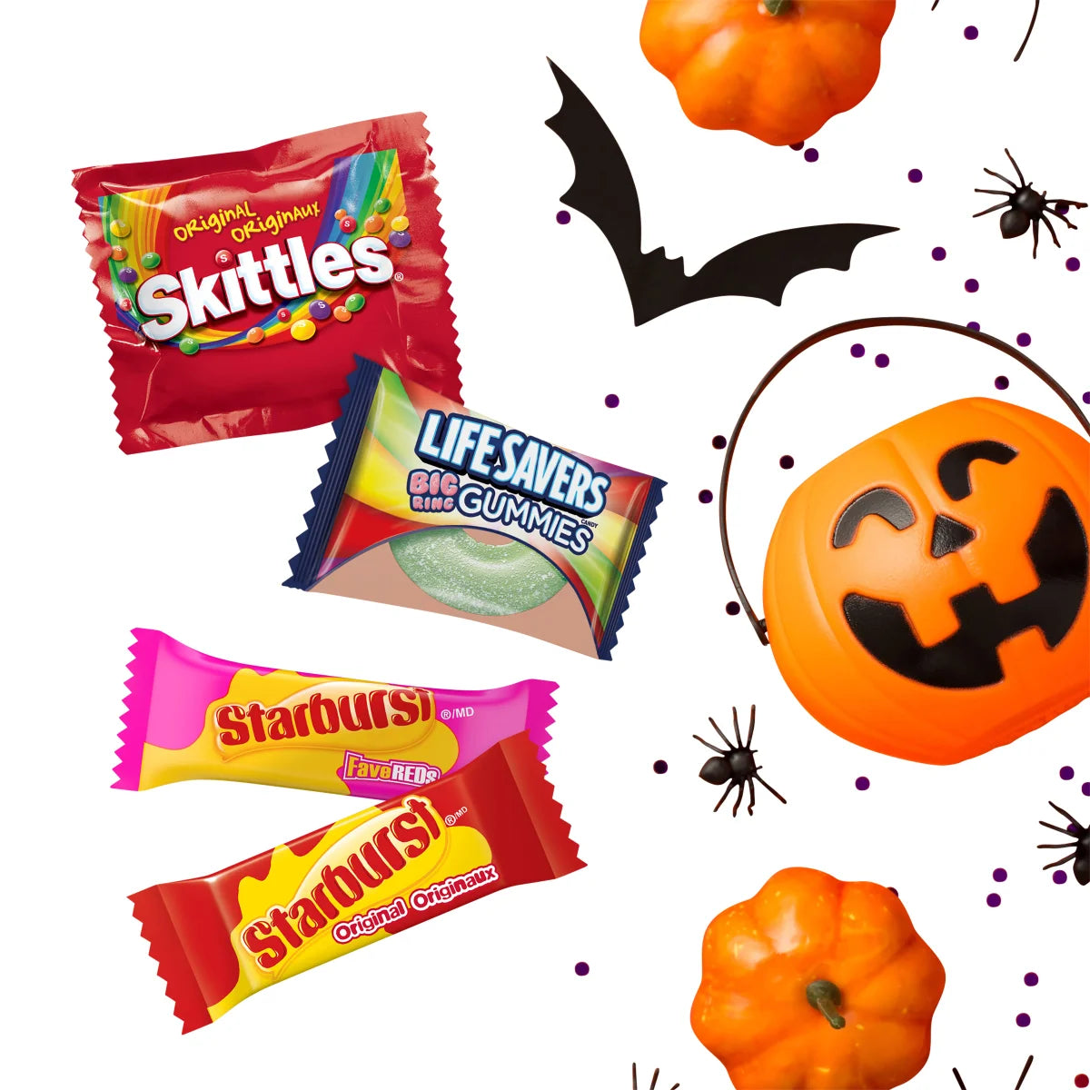 Skittles Assorted Candy Starburst and LifeSavers