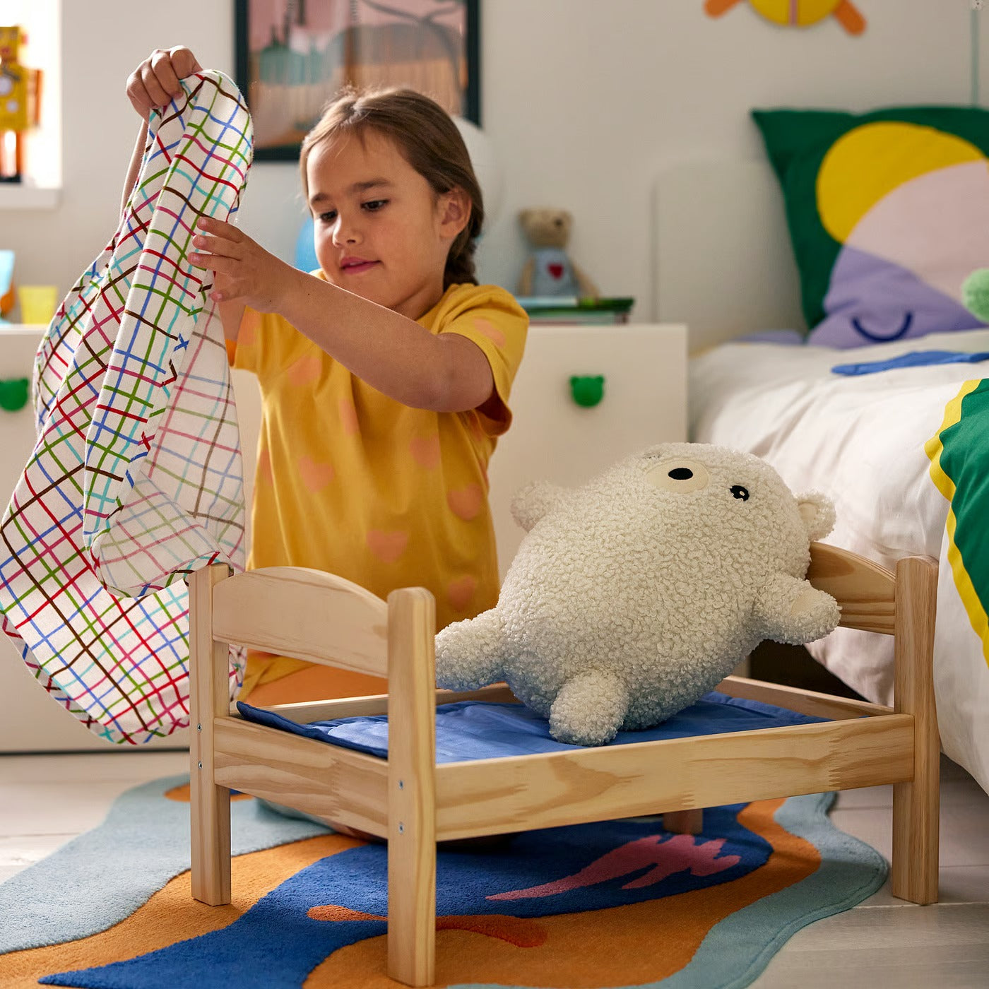 IKEA GREJSIMOJS Soft toy, bear/off-white, 38 cm (15 ")