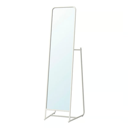 IKEA KNAPPER Standing mirror, white, 48x160 cm (18 7/8x63 ")