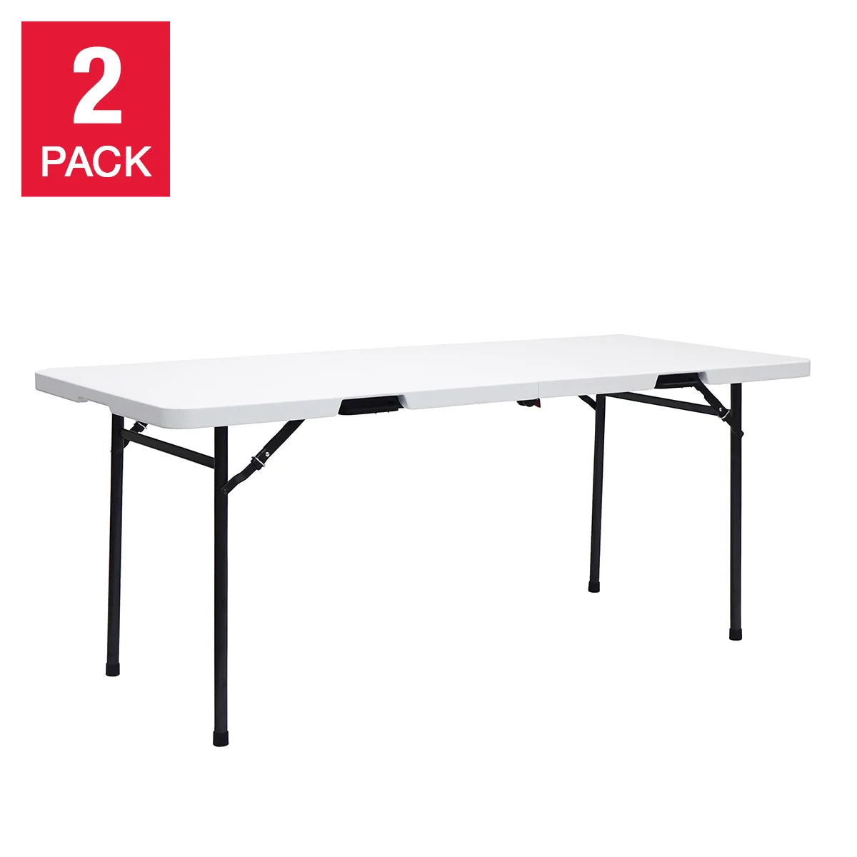 Star Elite 6 ft. Commercial Grade Centre-Fold Tables (2-Pack)