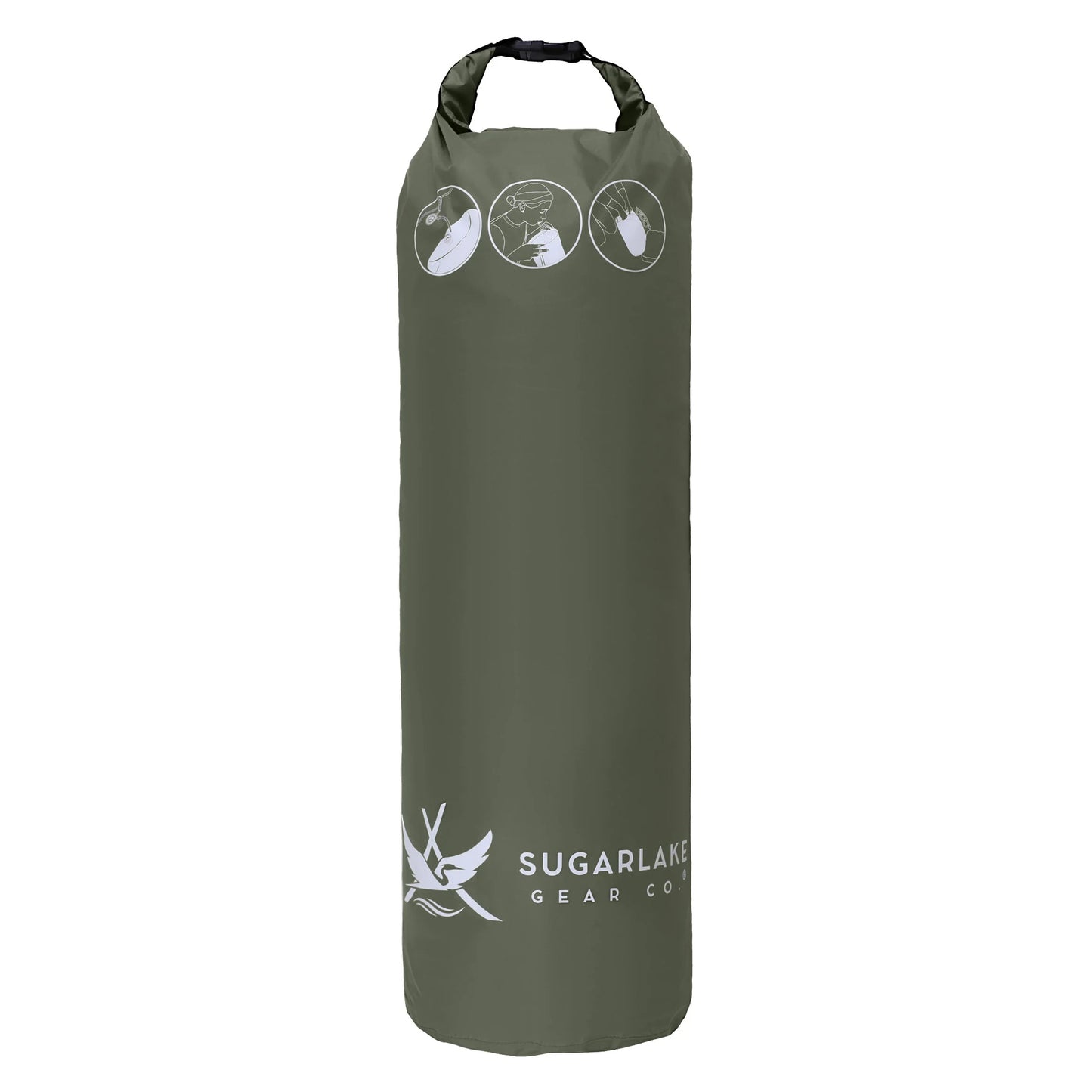 SugarLake Gear Co. 3D Self-Inflating Sleeping Pad – 4” Thick, 4-Season Camping Mattress with Carry Bag