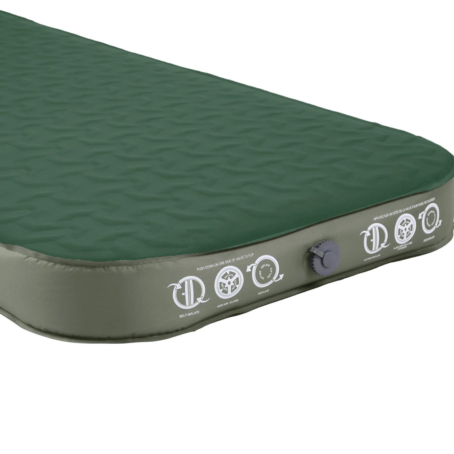 SugarLake Gear Co. 3D Self-Inflating Sleeping Pad – 4” Thick, 4-Season Camping Mattress with Carry Bag