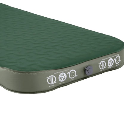 SugarLake Gear Co. 3D Self-Inflating Sleeping Pad – 4” Thick, 4-Season Camping Mattress with Carry Bag