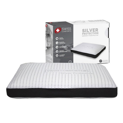 Swiss Comforts Silver Memory Pillow
