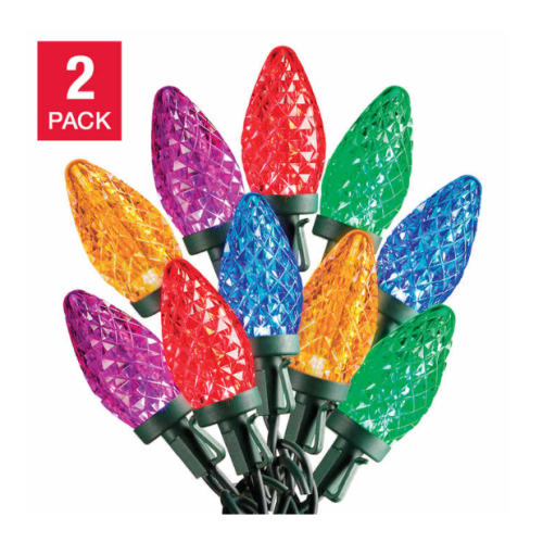 Sylvania 2 x 100 C6  Multi LED Christmas Lights